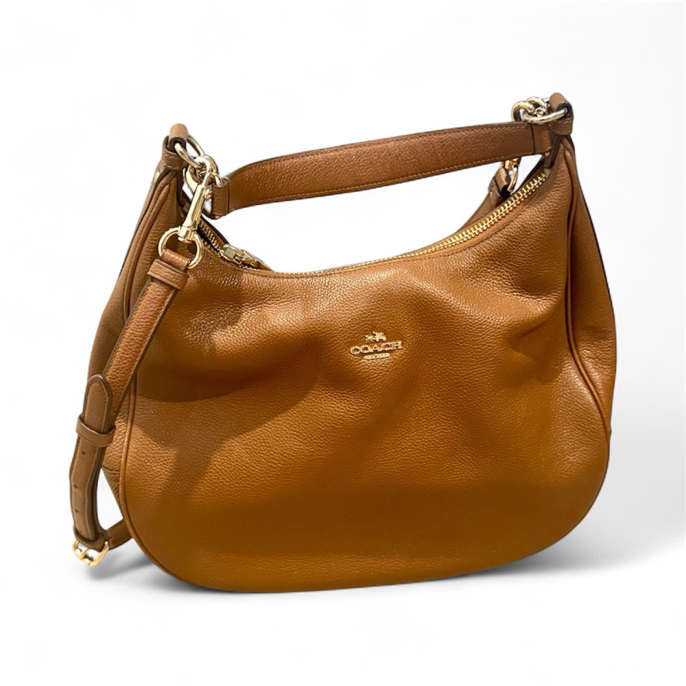 Coach Brown Leather Hobo Bag